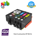 mycartouches ads Jet d'encre Cartouche D'encre HP 903  Pack de 4 cartouche HP 903 XL Compatibles