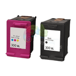 mycartouches ads Jet d'encre Compatible HP 300 XL - Pack Noir et couleurs - Niveau d'encre