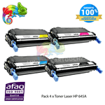 mycartouches Toner/Laser Pack de 4 Toner Laser HP 645A C9730A C9731A C9732A C9733A - B/C/Y/M