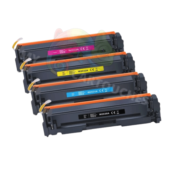 mycartouches Toner/Laser Pack De 4 Toners Laser Pour HP 415A  (B/C/M/Y) Compatibles - Niveau d'encre