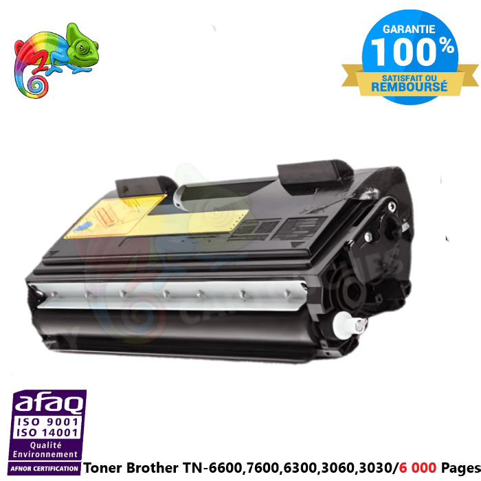 mycartouches Toner/Laser Toner  Brother TN-6600,(3030, 3060, 6300, 6600, 7600) Brother DCP-1400......Compatible