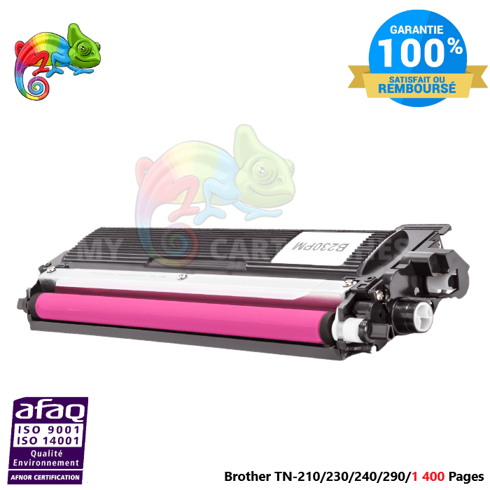 mycartouches Toner/Laser Magenta / 1 400 Pages / TN-230 Toner Laser Brother TN 210/ 230 Magenta  Brother Toner Laser compatible