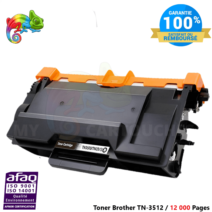 mycartouches Toner/Laser Black / 12 000 Pages / TN-3512 Toner Laser Brother TN-3512 Noir Brother ( MFC-L 6800 DW.... ) Compatible