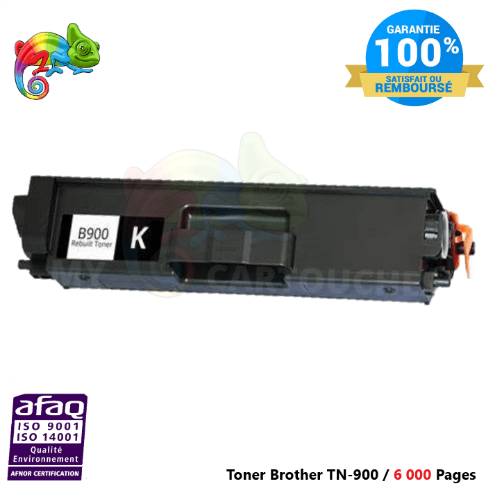 mycartouches Toner/Laser Noir / 6 000 Pages / TN900 Toner Laser  Brother TN 900 Noir Brother ( MFC-L 9500 Series ..... )  Compatible