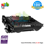 mycartouches Toner/Laser Toner laser compatible Pour HP 147X Noir ( W1470X ) 25 200 Pages