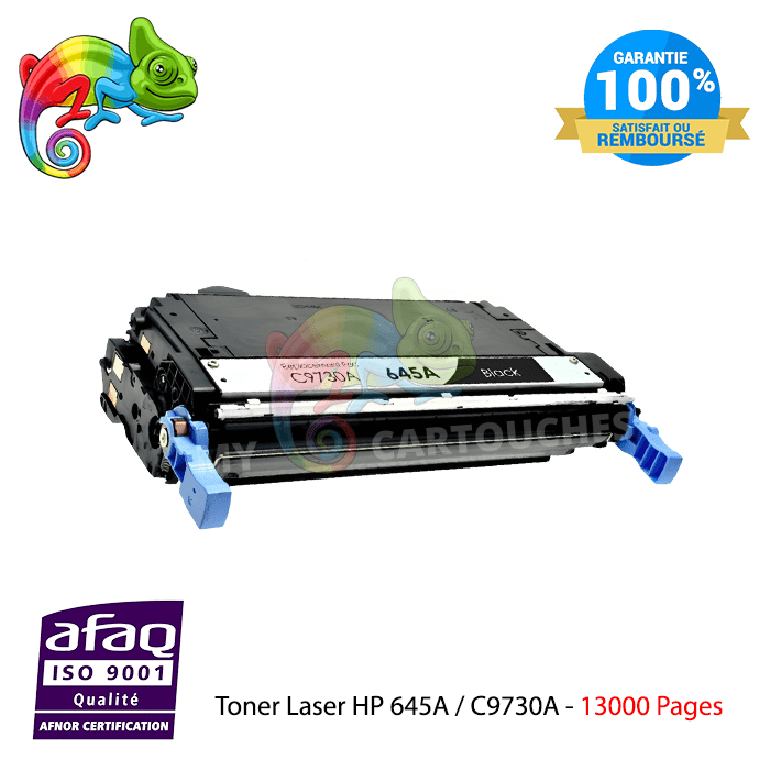 mycartouches Toner/Laser Black / 13000 Pages / C9730A Toner Laser HP 645A C9730A Black - 13000 Pages