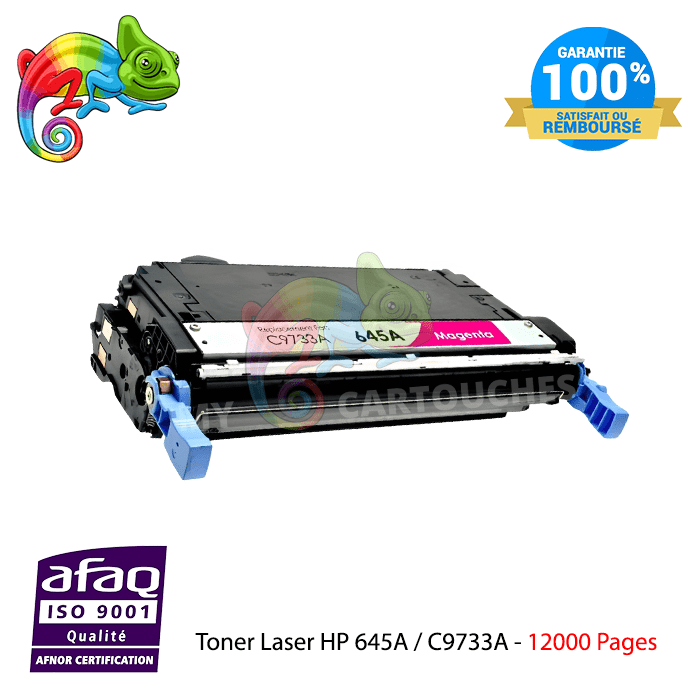 mycartouches Toner/Laser Magenta / 12000 Pages / C9733A Toner Laser HP 645A C9733A Magenta - 12000 Pages