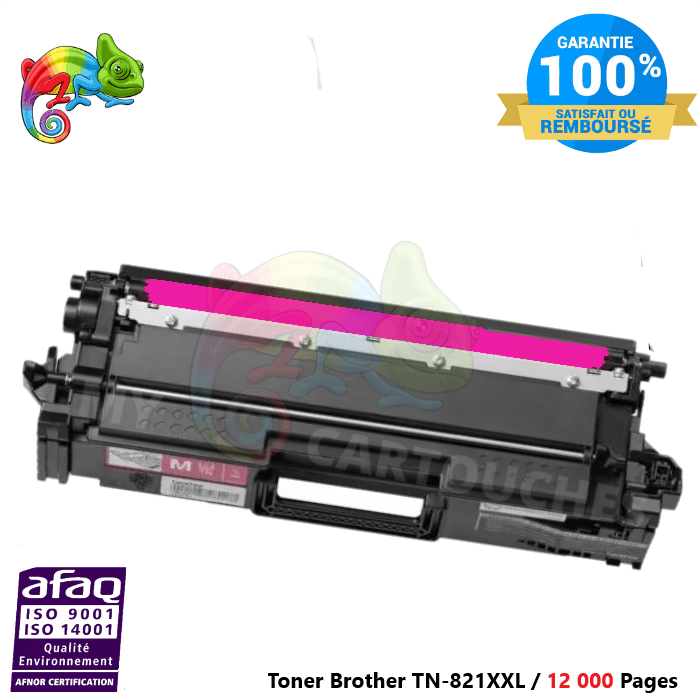 mycartouches Toner/Laser Magenta / 12 000 Pages / TN-821XXL Toner Laser Magenta Pour  Brother TN-821 XXL  Brother Compatible ( HL-L 9470 CDNT.... )