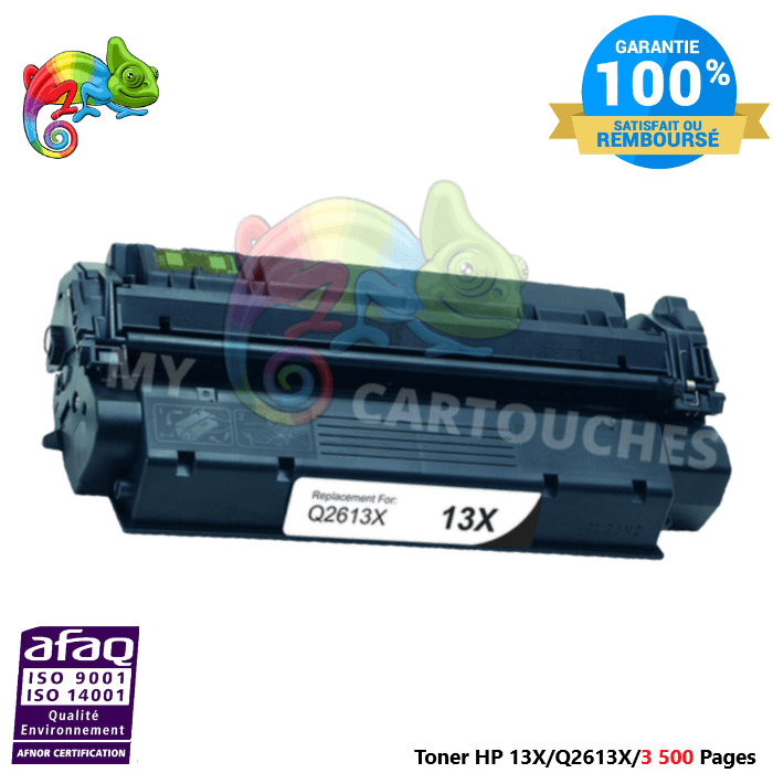 mycartouches Toner/Laser Toner Laser Pour  HP 13X  Noir Toner laser HP (Q2613X) Compatible