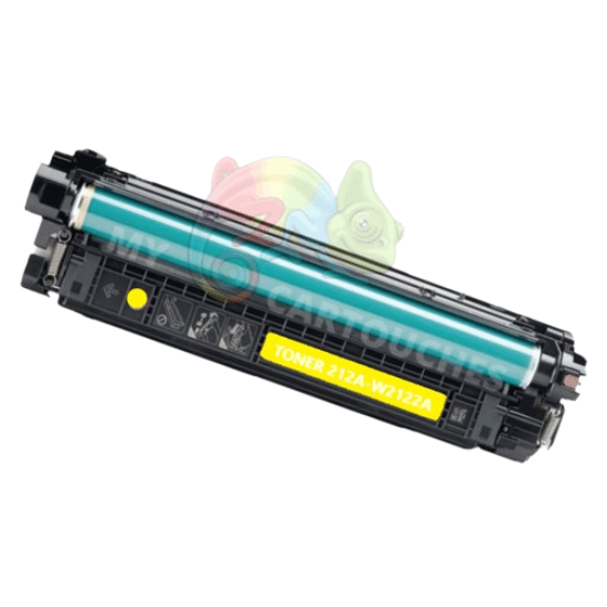 mycartouches Toner/Laser Toner Laser Pour  HP 212A  Yellow  Toner laser HP ( W2122A) Compatible