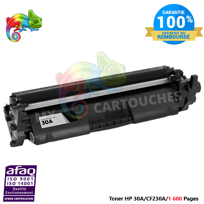 mycartouches Toner/Laser Toner Laser  Pour HP 30A Noir Toner Laser HP (CF230A) Compatible