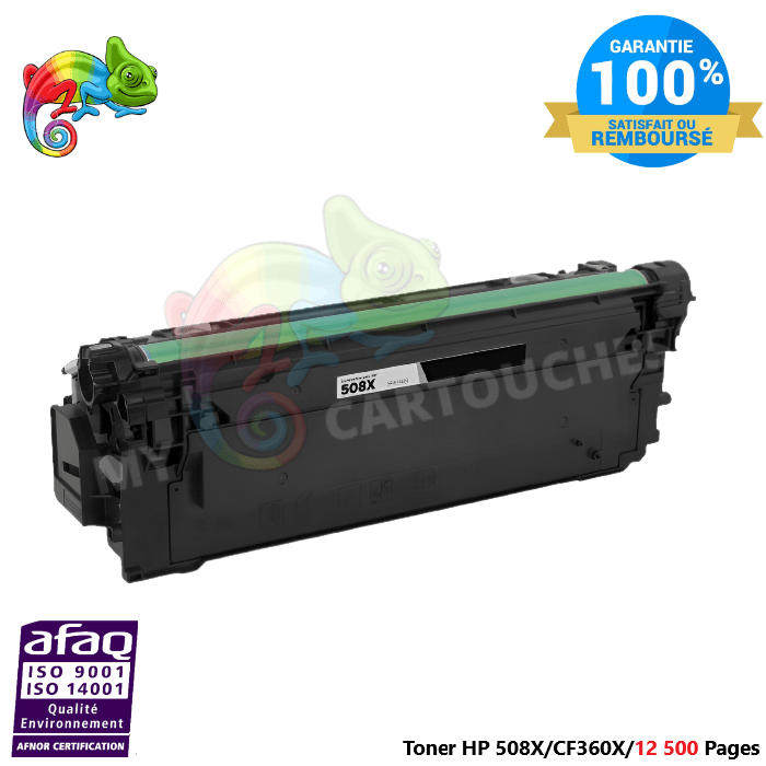 mycartouches Toner/Laser Toner Laser Pour  HP 508X Noir Toner laser HP (CF360X) Compatible