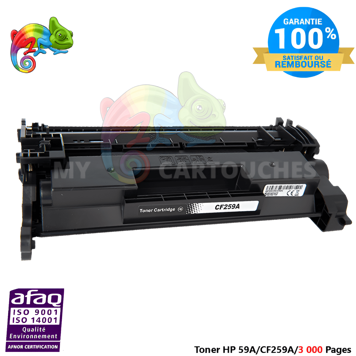 mycartouches Toner/Laser Toner Laser Pour  HP 59A  Noir Toner laser HP (CF259A) Compatible