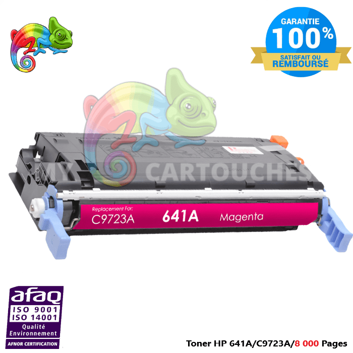 mycartouches Toner/Laser Toner Laser Pour  HP 641A Magenta   Toner laser HP (C9723A) Compatible