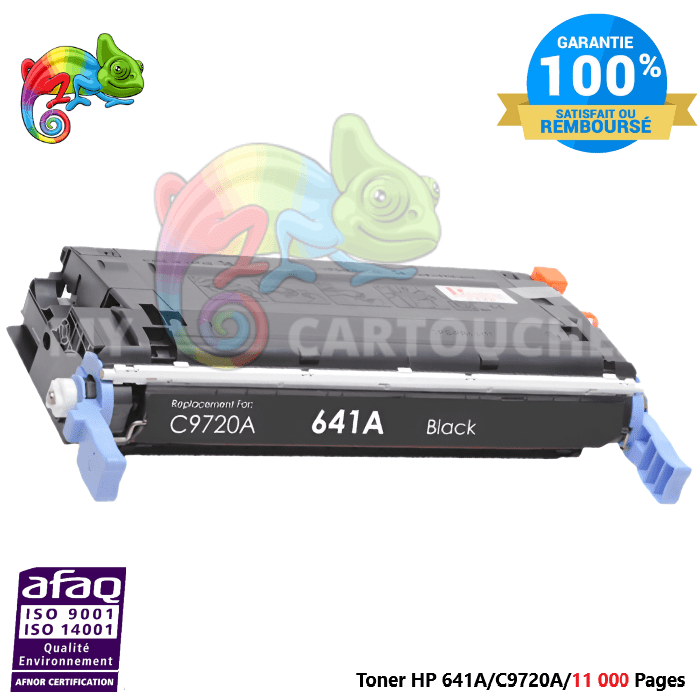 mycartouches Toner/Laser Toner Laser Pour  HP 641A Noir  Toner laser HP (C9720A) Compatible