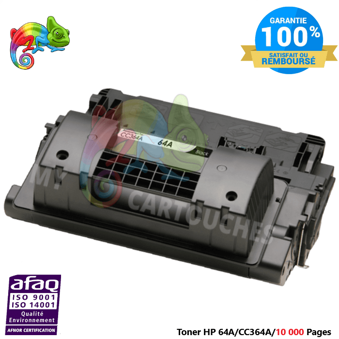 mycartouches Toner/Laser Toner Laser Pour  HP 64A  Noir Toner laser HP (CC364A) Compatible