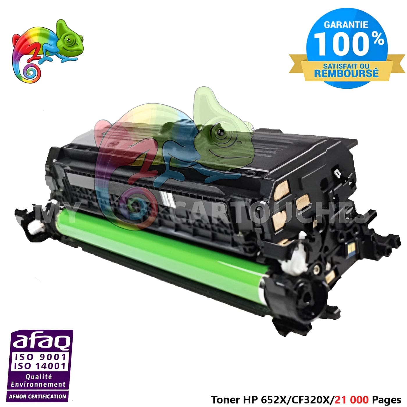 mycartouches Toner/Laser Toner Laser Pour  HP 652X  Noir  Toner laser HP (CF320X) Compatible