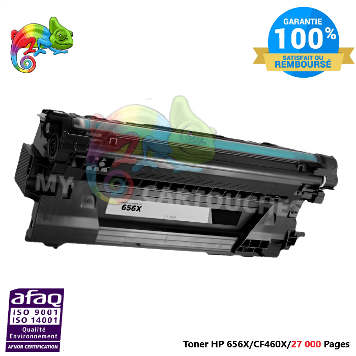 mycartouches Toner/Laser Toner Laser Pour  HP 656X  Noir Toner laser HP (CF460X) Compatible