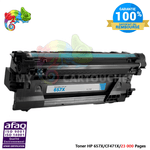 mycartouches Toner/Laser Toner Laser Pour  HP 657X Cyan Toner laser HP (CF471X) Compatible