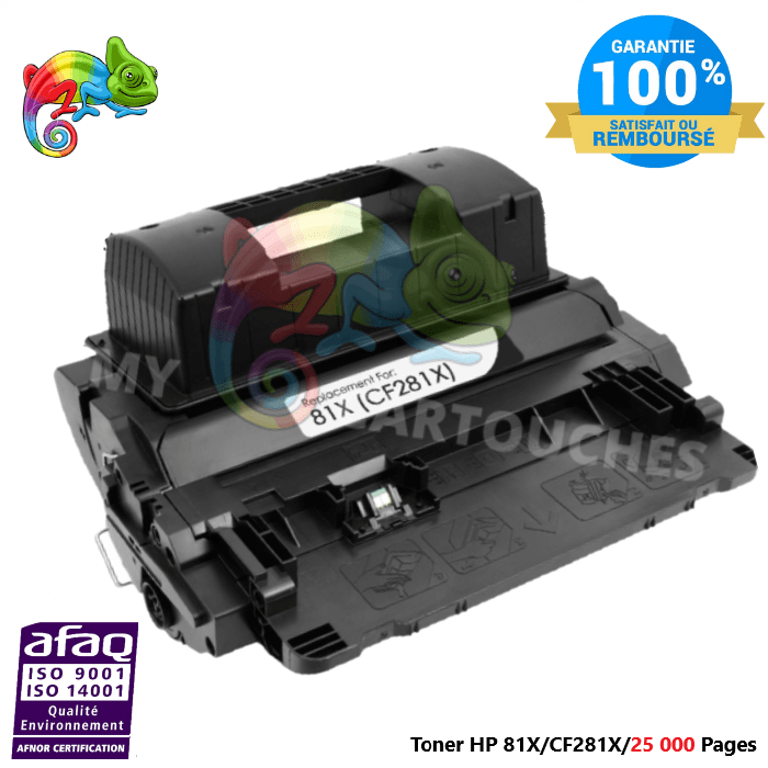 mycartouches Toner/Laser Toner Laser Pour  HP 81X  Noir Toner laser HP (CF281X) Compatible