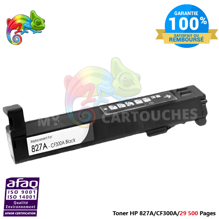 mycartouches Toner/Laser Toner Laser Pour  HP 827A  Noir Toner laser HP (CF300A) Compatible