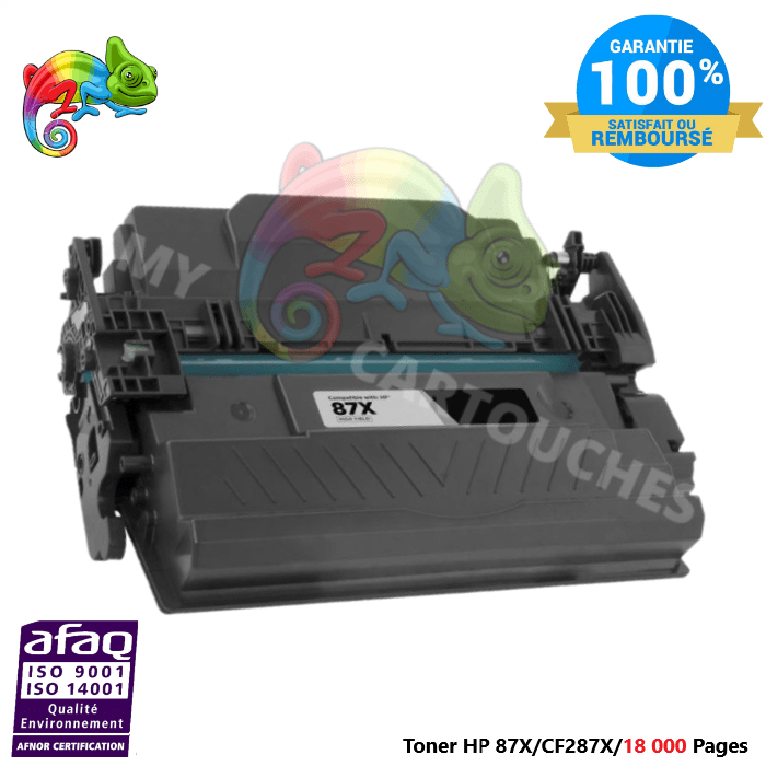 mycartouches Toner/Laser Toner Laser Pour  HP 87X  Noir Toner laser HP (CF287X) Compatible