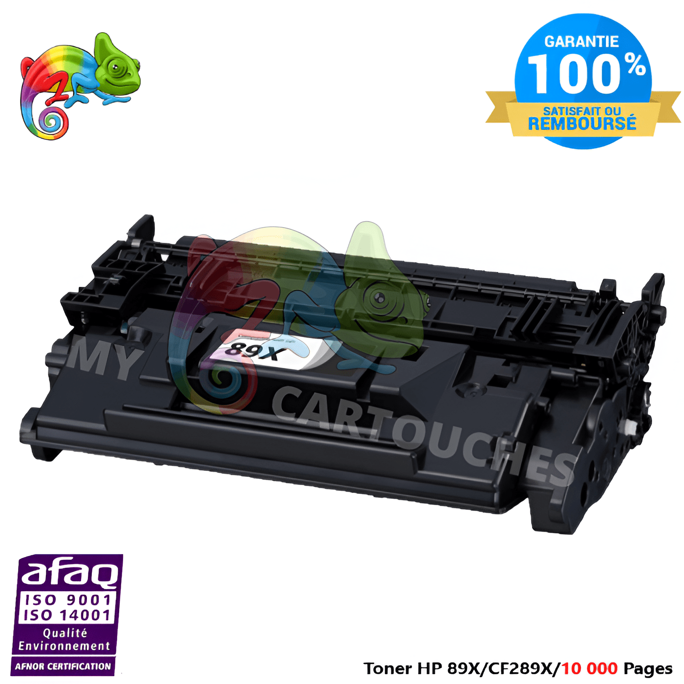 mycartouches Toner/Laser Toner Laser Pour HP 89X - (CF289X) Black Compatible