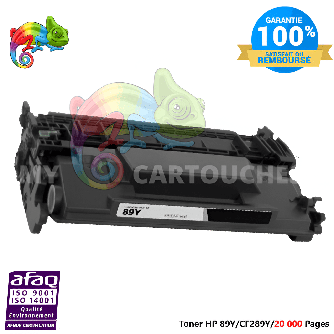 mycartouches Toner/Laser Toner Laser Pour  HP 89Y  Noir Toner laser HP (CF289Y) Compatible