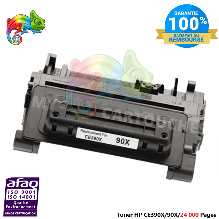 mycartouches Toner/Laser Toner laser Pour HP 90X Noir Toner Laser HP (CE390X)  Compatible