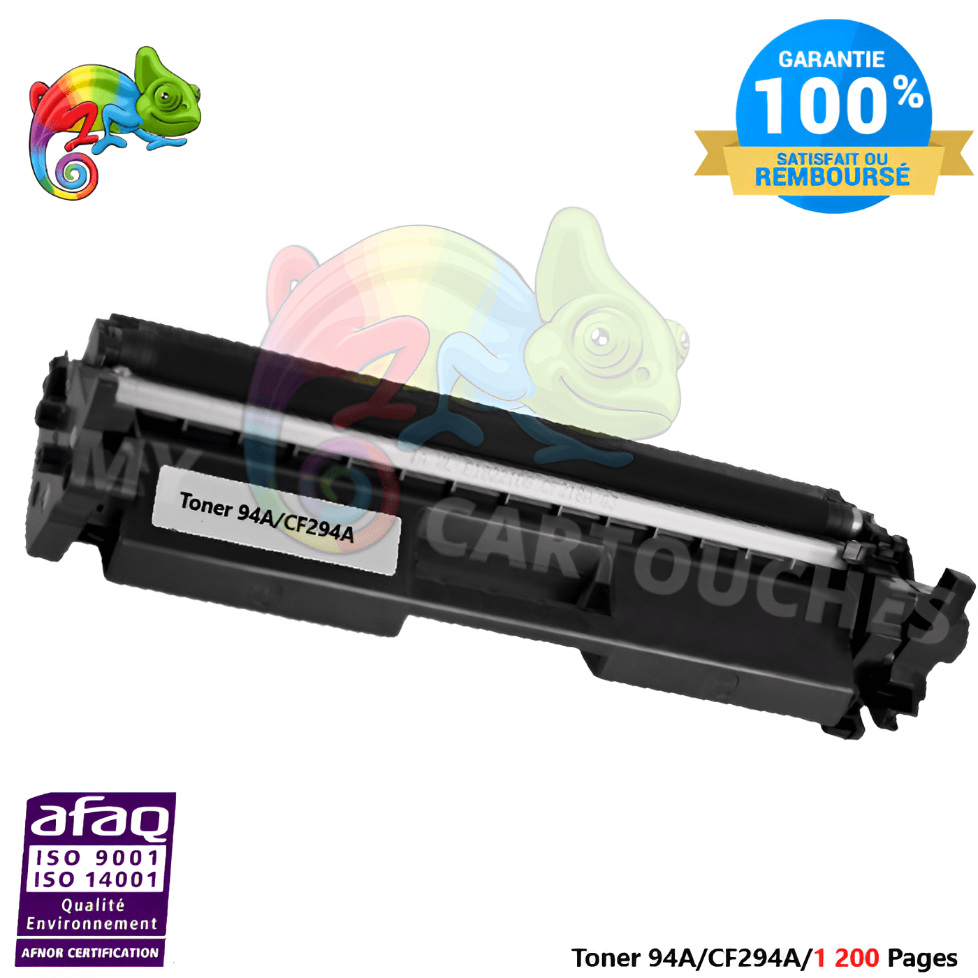 mycartouches Toner/Laser Toner Laser Pour  HP 94A  Noir Toner laser HP (CF294A) Compatible