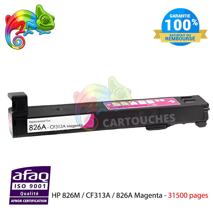 mycartouches Toner/Laser Toner Laser Pour HP CF313A 826A Magenta - 35100 Pages