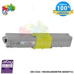 mycartouches Toner/Laser Toner Laser Yellow Compatible  Pour OKI C332-MC363 (46508709-46508713)