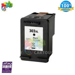 mycartouches ads Jet d'encre Black / 600 PAGES / 20 ML / H303BK Cartouche D'encre HP 303 XL Black Compatible