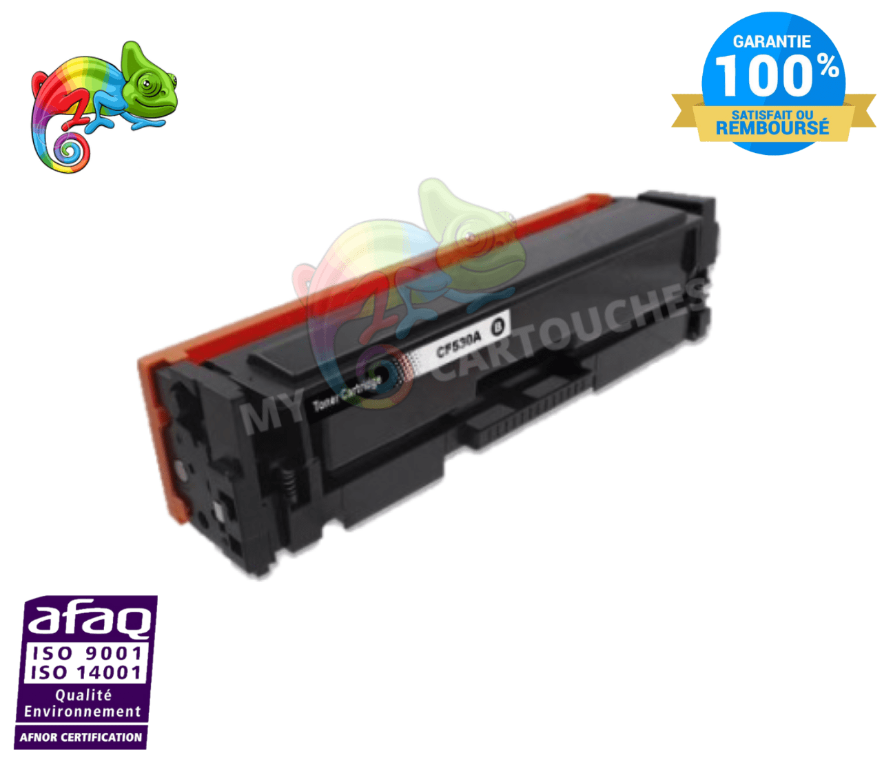 mycartouches Toner/Laser Black / 1100 / LHCF530A Toner  HP CF530A Black Compatible