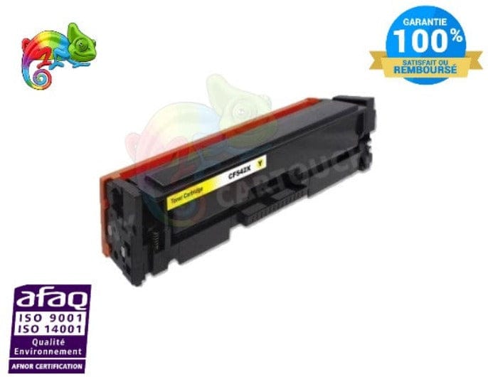 mycartouches Toner/Laser Yellow / 2500 / LHCF542X Toner  HP CF542X Yellow Compatible