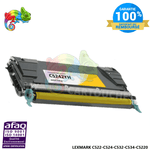 MyCartouches Toner/Laser Yellow / 3000 pages / C5220YS Toner laser compatible avec Lexmark C522 C5220YS