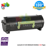 MyCartouches Toner/Laser Black / 2500 pages / 051B00A0 Toner laser compatible avec Lexmark E317/MS317/MX317/051B00A0