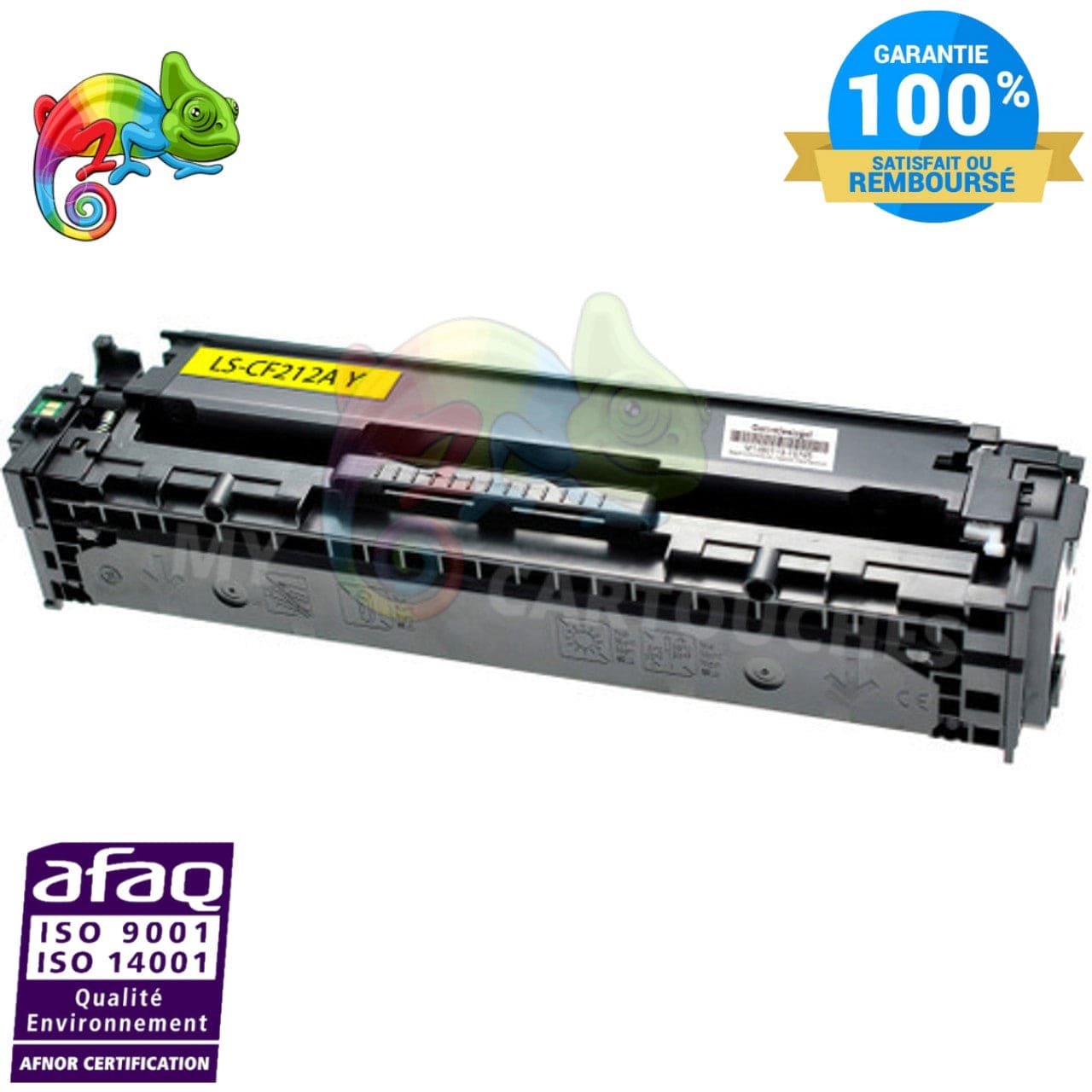 mycartouches Toner/Laser Yellow / 1800 / LHCF212A Toner Laser Compatible Pour  HP 131A ( CF 212X ) Jaune