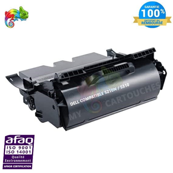 mycartouches Toner/Laser Black / 20000 pages / 59510011 / 5210 / 5310 Toner Laser DELL  5210 Black toner laser DELL  5210 Compatible