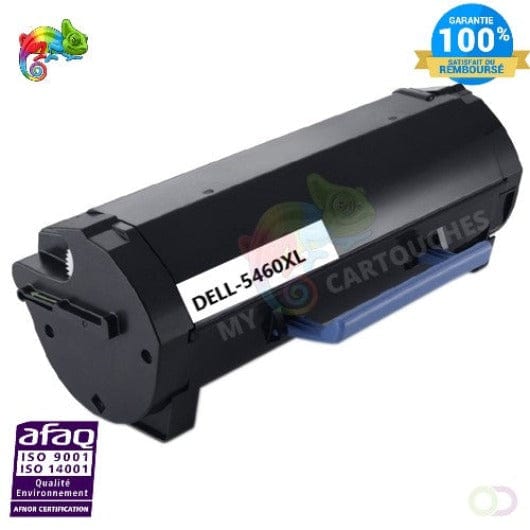 mycartouches Toner/Laser Toner Laser DELL  5460XL Black toner laser  DELL 5460XL Compatible