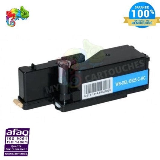 mycartouches Toner/Laser Toner Laser DELL  E-525 Cyan toner laser DELL  E-525 Compatible