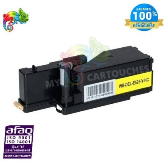 mycartouches Toner/Laser Toner Laser DELL  E-525 Yellow toner laser DELL  E-525 Compatible