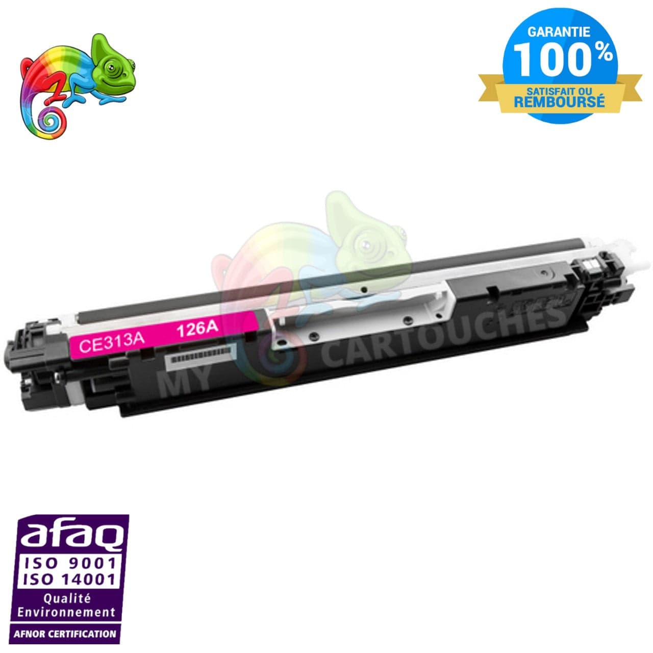 mycartouches Toner/Laser Magenta / 1000 / LHCE313A Toner Laser  HP CE313A Magenta Compatible