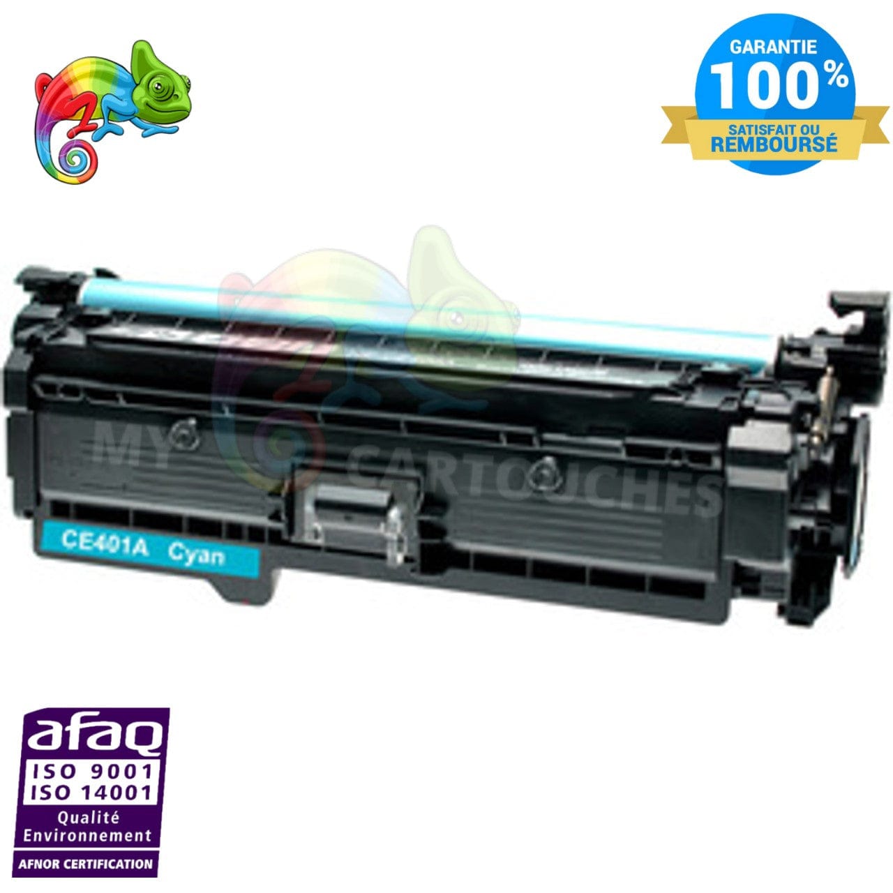 mycartouches Toner/Laser CYAN / 6000 / LHCE401X non TONER LASER  HP CE401X CYAN COMPATIBLE