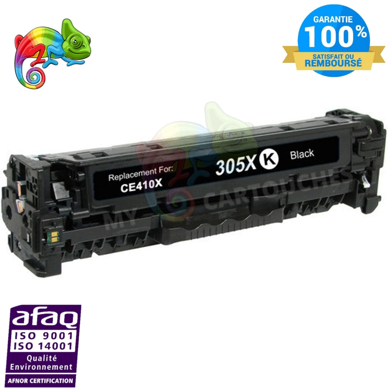 mycartouches Toner/Laser Black / 4000 / LHCE410X Toner Laser HP CE410X Black Compatible