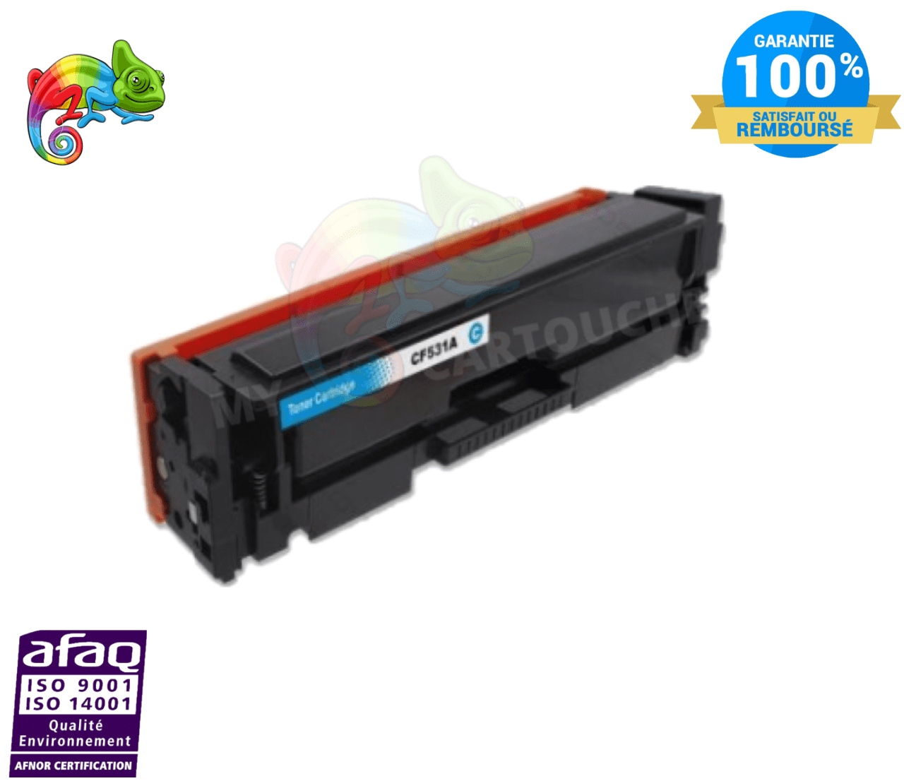 mycartouches Toner/Laser Cyan / 900 / LHCF531A Toner laser  HP CF531A Cyan Compatible