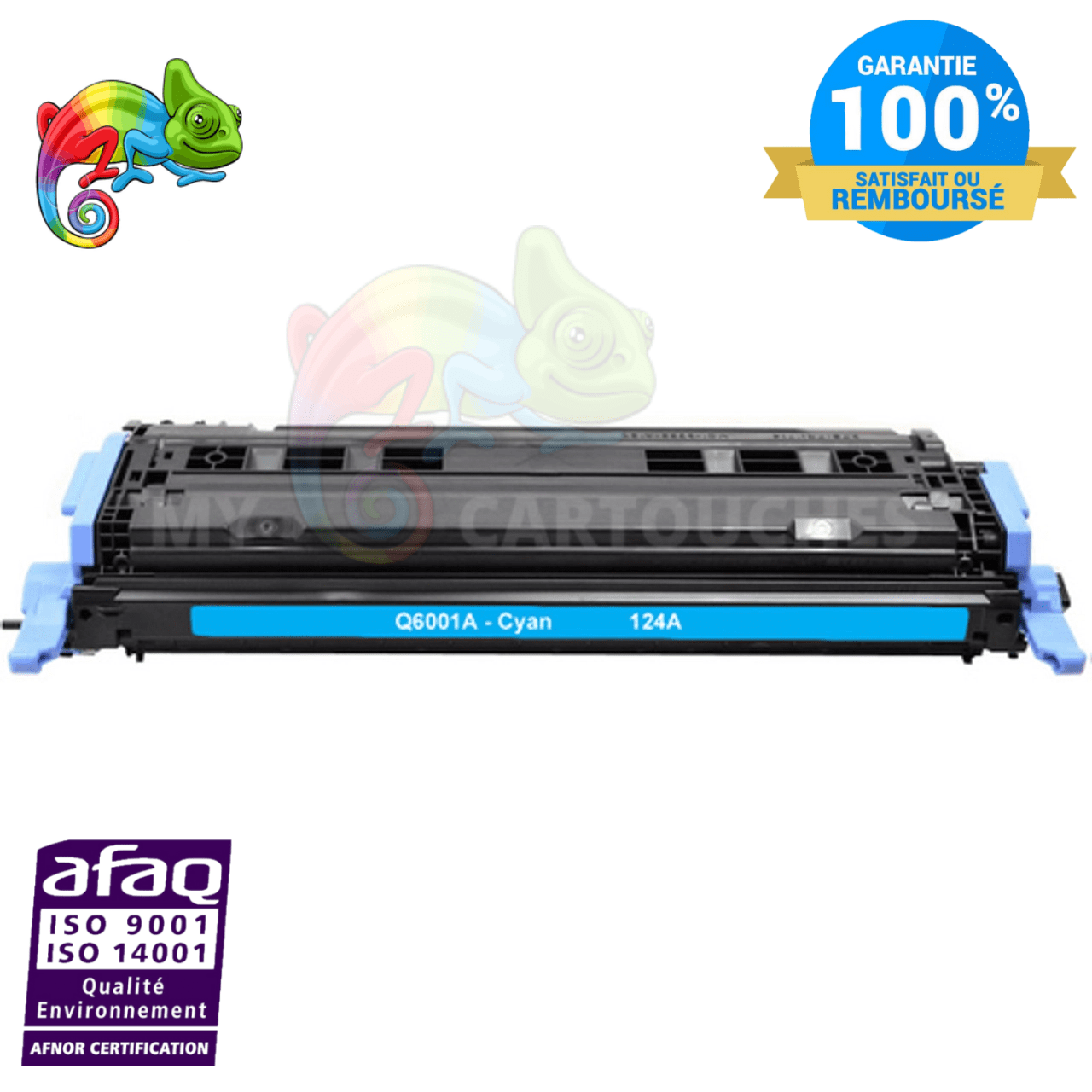 mycartouches Toner/Laser CYAN / 2000 / lh6001c non TONER LASER  HP Q6001 CYAN COMPATIBLE