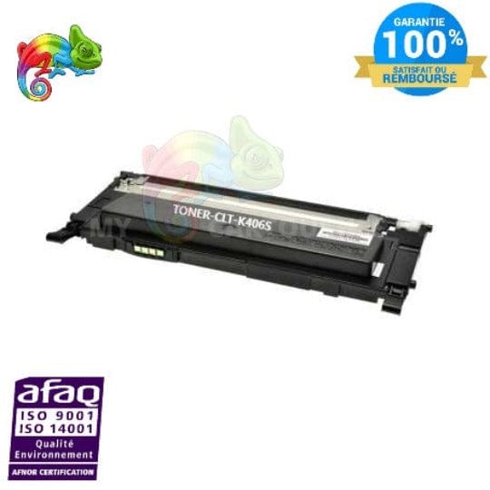 mycartouches Toner/Laser Black / 1 500 pages / L1-ST406B-PRO Toner laser samsung CLT-K406 NOIR Compatible