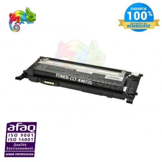 mycartouches Toner/Laser Black / 1 500 pages / CLP325 TONER LASER SAMSUNG CLT-K4072S - NOIR Compatible