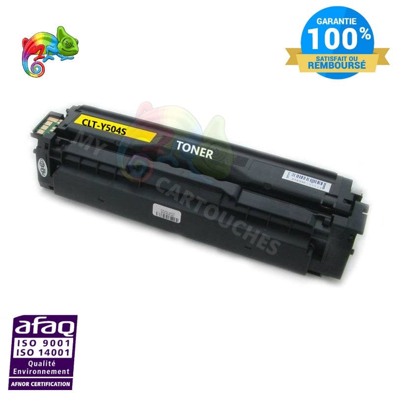 mycartouches Toner/Laser Yellow / 1 800 pages / L1-ST504Y-PRO TONER LASER SAMSUNG CLT-Y504 jaune Compatible